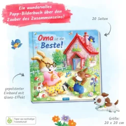 Trötsch Pappenbuch mit Reimen Oma ist die Beste!*Trötsch Verlag GmbH New