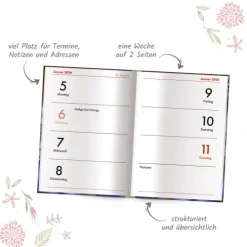 Trötsch Verlag GmbH Terminkalender*Trötsch Taschenkalender A7 Marienkäfer 2026