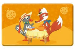 Trötsch Küche & Esszimmer-Unser Sandmännchen Frühstücksbrettchen Fuchs und Elster