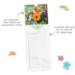 Trötsch Immerwährender Kalender*Wandkalender Geburtstagskalender mit ausgewählten Sprüchen