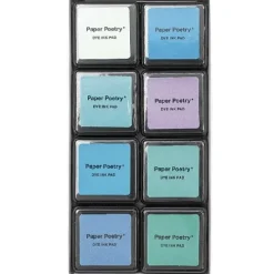 RICO-Design tap Stempel & -Kissen-Tusche-Stempelkissen Set, Aqua Mix