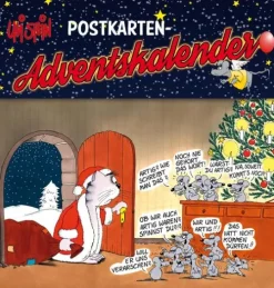 Uli Stein Adventskalender mit 24 Weihnachtskarten*Lappan Verlag New