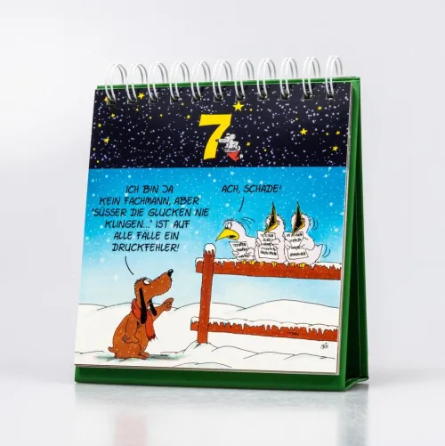 Uli Stein Adventskalender mit 24 Weihnachtskarten*Lappan Verlag New