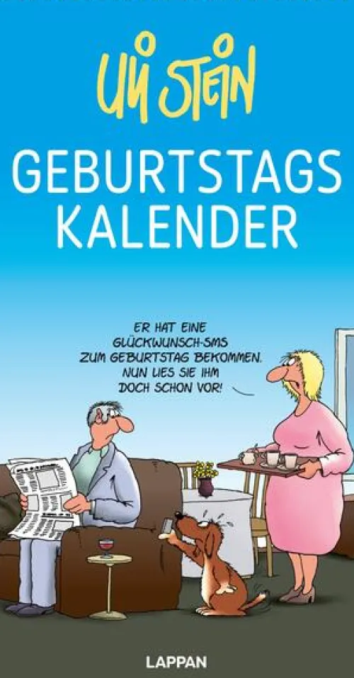 Lappan Verlag Geburtstagskalender*Uli Stein Geburtstagskalender 2027: Wandkalender