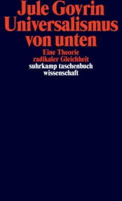 Suhrkamp Verlag Soziologie*Universalismus von unten