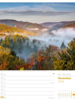 Ackermann Kunstverlag Wochenkalender-Unser Wald Wochenplaner Kalender 2026