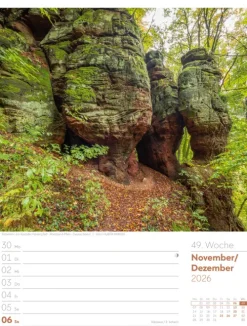 Ackermann Kunstverlag Wochenkalender-Unser Wald Wochenplaner Kalender 2026