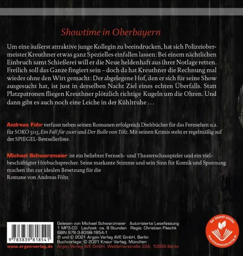 Argon Verlag GmbH Krimis & Thriller·Polizeiarbeit & Forensik*Unterm Schinder