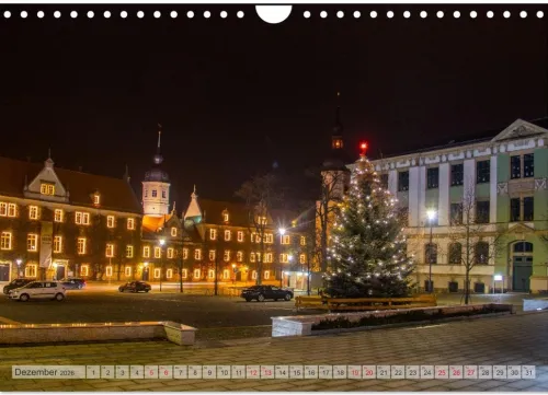 Calvendo Wandkalender*Unterwegs in Riesa (Wandkalender 2026 DIN A4 quer), Monatskalender