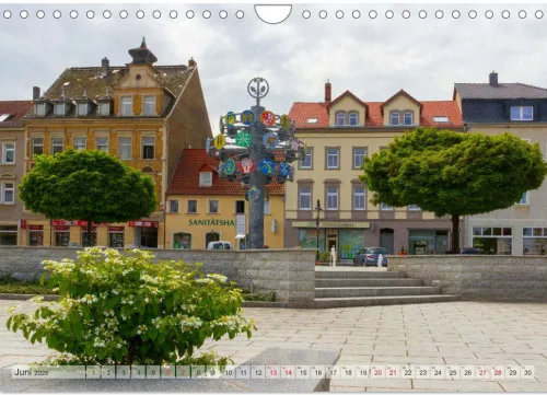 Calvendo Wandkalender*Unterwegs in Riesa (Wandkalender 2026 DIN A4 quer), Monatskalender