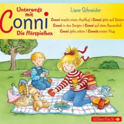 Kinder Silberfisch Kinder- & Jugendbücher·Reime & Lieder-Unterwegs mit Conni - Die Hörspielbox,Audio-CD