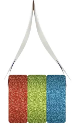 URSUS Dekorationsartikel Glitter Tape 3er-Set, Hellrot, Hellgrün und Türkis*Ludwig Bähr Sale