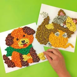 Ludwig Bähr Hobby & Lifestyle*URSUS Kinder-Bastelsets Knüddelbilder Set, Haustiere