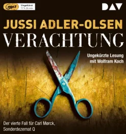Der Audio Verlag, DAV Krimis & Thriller·Politthriller*Verachtung. Der vierte Fall für Carl Mørck, Sonderdezernat Q, 2 Audio-CD, 2 MP3