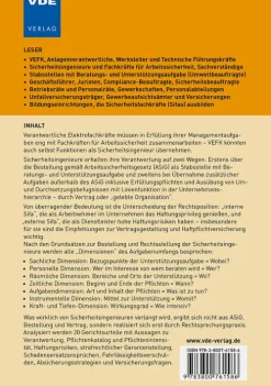 Vde Verlag GmbH Technik-Verantwortung und Haftung der Sicherheitsingenieure