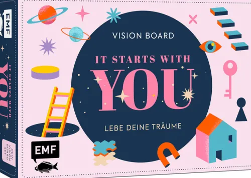 Edition Michael Fischer Notizbücher & -Blöcke-Vision Board: It starts with YOU - Lebe deine Träume für Teens