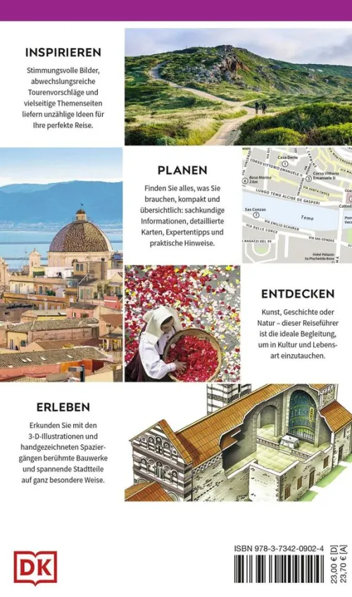 Dorling Kindersley Reise Wandern & Radfahren*Vis-à-Vis Reiseführer Sardinien