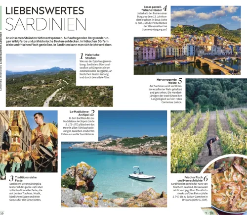 Dorling Kindersley Reise Wandern & Radfahren*Vis-à-Vis Reiseführer Sardinien