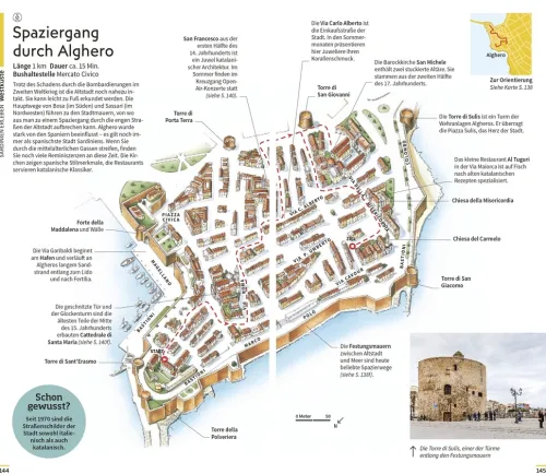 Dorling Kindersley Reise Wandern & Radfahren*Vis-à-Vis Reiseführer Sardinien