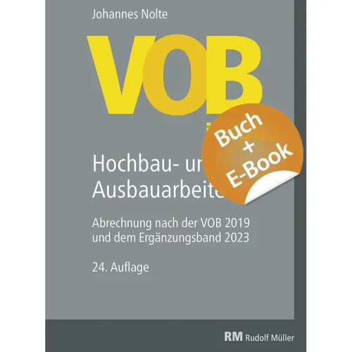 Müller Rudolf Ingenieurwissenschaft*VOB im Bild-Hochbau-und Ausbauarbeiten-mit E-Book
