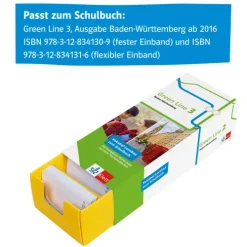 Klett Lerntraining Abi Trainer·Fremdsprachen*Vokabel-Lernbox zum Schulbuch. Green Line 3 Baden-Württemberg. Klasse 7