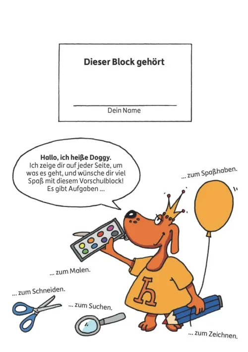 Hauschka Verlag GmbH 3-6 Jahre*Vorschulblock - Logisches Denken, rätseln und knobeln ab 5 Jahre
