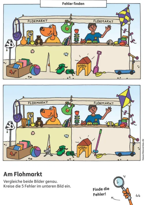 Hauschka Verlag GmbH 3-6 Jahre*Vorschulblock - Logisches Denken, rätseln und knobeln ab 5 Jahre