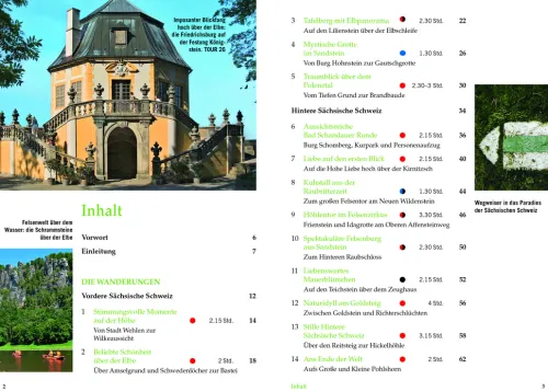 Bruckmann Verlag GmbH Wandern-Wandertouren für Langschläfer Sächsische Schweiz