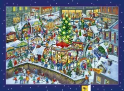 Coppenrath Wandkalender*Wandkalender Wimmeliger Weihnachtsmarkt