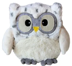 Greenlife Value Puppen & Stofftiere-Warmies 16011 - POP! Eule weiß, Wärmestofftier