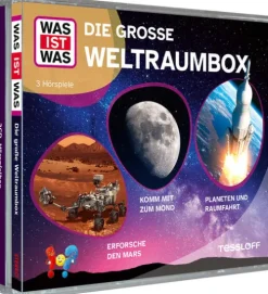 Kinder Tessloff Verlag Kinder- & Jugendbücher·Wissen & Sachbücher-WAS IST WAS 3-CD Hörspielbox. Die große Weltraumbox
