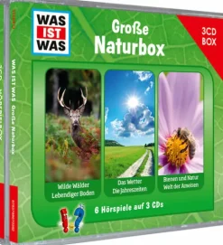 WAS IST WAS 3-CD Hörspielbox. Große Naturbox*Tessloff Verlag Clearance