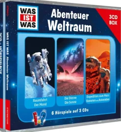 WAS IST WAS 3-CD-Hörspielbox Abenteuer Weltraum*Tessloff Verlag Best