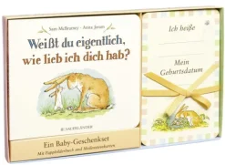 FISCHER Sauerländer Geburt & Taufe*Weißt du eigentlich, wie lieb ich dich hab? Baby-Geschenkset