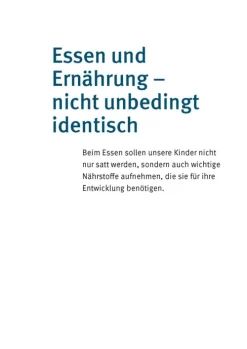 Trias Ratgeber-Welche Nährstoffe braucht mein Kind?