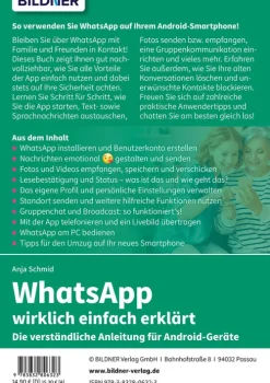BILDNER Verlag Technik|Informatik & Edv-WhatsApp wirklich einfach erklärt - Die verständliche Anleitung für Android-Geräte wie Samsung, Xiaomi, Poco, Oppo, OnePlus etc.
