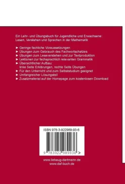 Liebaug-Dartmann, Verlag Mathematik-Wie spricht man in der Mathematik? Band 2