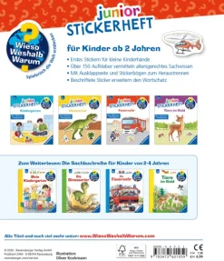 Wieso? Weshalb? Warum? junior Stickerheft - Feuerwehr*Ravensburger Verlag New