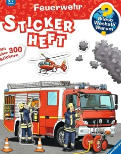 Ravensburger Verlag Stickerhefte-Wieso? Weshalb? Warum? Stickerheft: Feuerwehr