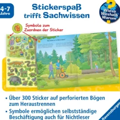 Ravensburger Verlag Stickerhefte*Wieso? Weshalb? Warum? Stickerheft: Im Wald