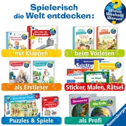 Ravensburger Verlag Stickerhefte*Wieso? Weshalb? Warum? Stickerheft: Im Wald