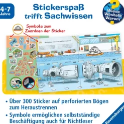 Ravensburger Verlag Stickerhefte*Wieso? Weshalb? Warum? Stickerheft: Weltraum