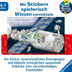 Ravensburger Verlag Stickerhefte*Wieso? Weshalb? Warum? Stickerheft: Weltraum