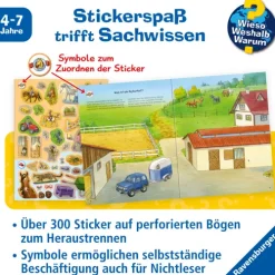 Wieso? Weshalb? Warum? Stickerheft: Pferde*Ravensburger Verlag