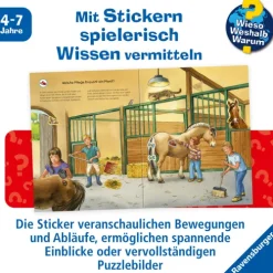 Wieso? Weshalb? Warum? Stickerheft: Pferde*Ravensburger Verlag