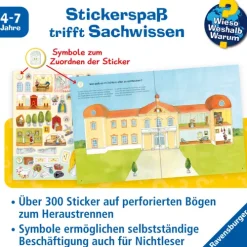 Ravensburger Verlag Stickerhefte*Wieso? Weshalb? Warum? Stickerheft: Prinzessinnen
