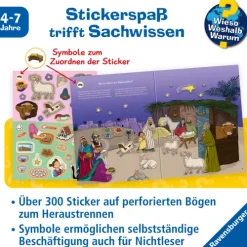 Ravensburger Verlag Stickerhefte*Wieso? Weshalb? Warum? Stickerheft: Weihnachten