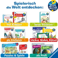 Ravensburger Verlag Stickerhefte*Wieso? Weshalb? Warum? Stickerheft: Weihnachten