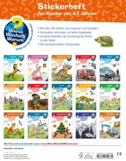Ravensburger Verlag Stickerhefte*Wieso? Weshalb? Warum? Stickerheft: Heimische Tiere