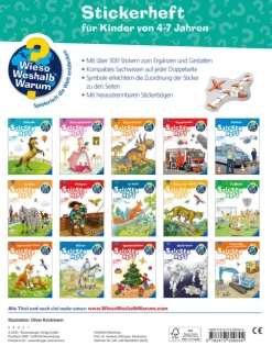 Ravensburger Verlag Stickerhefte*Wieso? Weshalb? Warum? Stickerheft - Flugzeuge